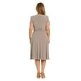 thumbnail image 2 of Women's R&M Richards Cascade Midi Dress Color: Royal Size: 10, 2 of 4
