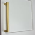thumbnail image 4 of GlideRite 6.25 in. Center Solid Square Bar Cabinet Pulls, Satin Gold, Pack of 10, 4 of 4