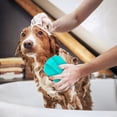 thumbnail image 4 of Cepillo de silicona para el baño y masaje de gatos y perros, para lavar, frotar y controlar la muda, 4 of 6