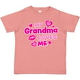 thumbnail image 3 of Inktastic My Grandma Loves Me with Hearts and Kiss Boys or Girls Toddler T-Shirt, 3 of 5