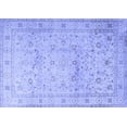 thumbnail image 1 of Ahgly Company Indoor Rectangle Persian Blue Traditional Area Rugs, 7' x 9', 1 of 4