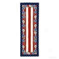 thumbnail image 4 of BZPIZ 4th of July Decorations Table Runner Red/White/Blue Stripe Stars Patriotic Independence Day Table Decoration Home Kitchen Dining Indoor Outdoor, 4 of 5
