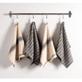 thumbnail image 6 of KAF Home Slubbed Cotton Kitchen Towels, Natural Rustic, 18” x 28”, Black, 4-Pack, 6 of 8