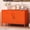 Orange, variant on 25.2" H Metal Locker Storage Cabinet with 2 Locks, Steel Low Lockerable Orange TV Stand with Adjustable Shelves, 2 Door Metal Accent Buffet Cabinet for Bathroom Kitchen Living Room Office