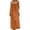 Orange, variant on Women's Casual Sleeveless Open Back Maxi Dress Loose Fit Robe Housewear Dress,GN1,XXXXXL