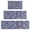 Blue Ethnic Paisley-1, variant on Blue Ethnic Paisley Pattern Kitchen Rugs Sets Of 3,Kitchen Runner Rugs Non Skid Washable,Decorative Kitchen Floor Mats for Kitchen,Sink,Laundry,17"x30" 17"x47" 17"x59"
