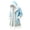 Light Blue, variant on Christmas Men's Santa Trench Coat Trendy Plush Coats Long Peacoats Xmas Long Hooded Cardigans Green XXXL