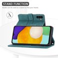 thumbnail image 3 of Feishell Galaxy A13 5G Case with Credit Cards Holder, Wallet Magnetic Crossbody Shoulder Strap Flip Stand Purse Premium PU Leather Cover For Samsung Galaxy A13 5G, Darkgreen, 3 of 5