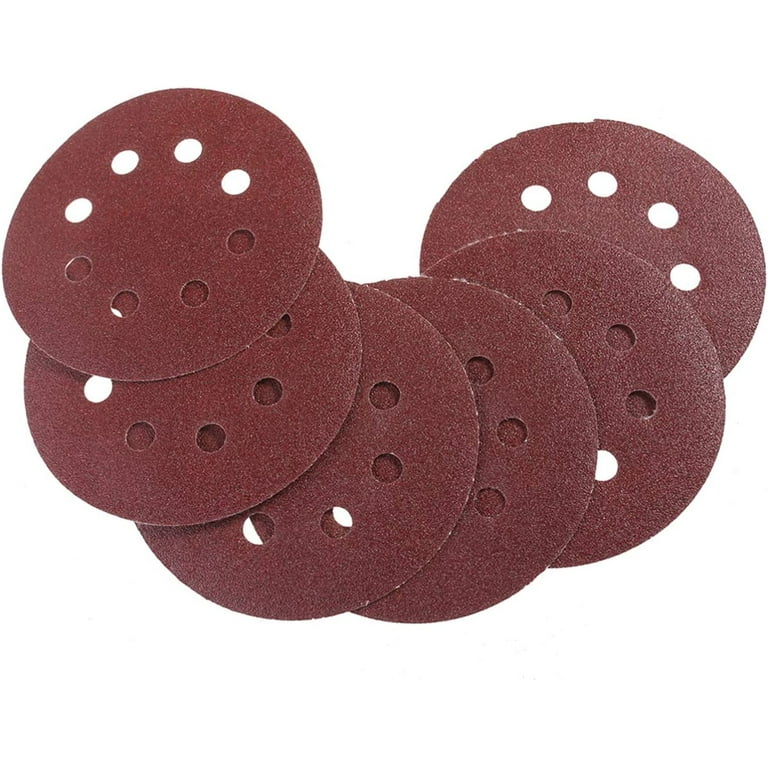 Electrical Tools Sandpaper Discs 50pcs 8 Hole Orbital Sander Pads Sanding Pads for Random Orbital Sander Electric Sander Walmart