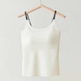 thumbnail image 2 of Atogsazn Women's Summer Tank Tops Athletic Adjustable Vest for Women Sleeveless Camisole Basic Tunic Tops Outfit 01-White XXXL Fashion, 2 of 8