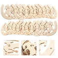thumbnail image 4 of Eease 48pcs Wooden Horseshoes Cutouts DIY Crafts & Party Decorations, 4 of 5