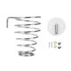 thumbnail image 1 of Spiral Shape Stainless Steel Hair Dryer Holder Wall Mounted Hair Dryer Holder, 1 of 1