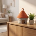 thumbnail image 4 of LEHOZIHEQ Woven Storage Basket with Lid, Cute House Basket, House Shape Woven Storage Basket, Sundries Container, for Bedroom and Living Room, 4 of 7