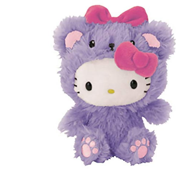 Hello Kitty Sanrio Furry Teddy Bear Costume Plush Toy Mascot 