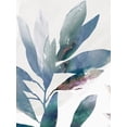 thumbnail image 2 of Isabelle Z 25x32 Black Ornate Wood Framed with Double Matting Museum Art Print Titled - Indigo Sprig I, 2 of 4