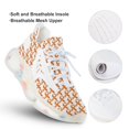 thumbnail image 3 of Mask of Multiple Sclerosis (MS) Awareness Ribbon Walking Shoes for Men Woman Lightweight Tennis Fashion Elastic Sports Shoes Cushion Basketball Shoes, 3 of 7