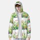 thumbnail image 2 of Balery Plants and Insects Sudadera ligera de manga larga con capucha y protección solar UPF 50+ para hombre y mujer, ideal para pesca y running-Small, 2 of 7