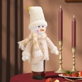 thumbnail image 4 of Mecorevxz Christmas Decorations Christmas Wine Bottle Cover Cute Red Wine Bottle Decoration Bag Christmas Dining Table Ambiance Decoration, 4 of 7