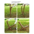 thumbnail image 4 of Chaise en Bois, Chaise Élégante à Dossier Haut pour Extérieur, 4 of 7