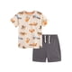 thumbnail image 1 of Odeerbi 2-8 Años Niños Conjuntos de Verano Camiseta de Manga Corta de Algodón Con Estampado de Aviones Conjunto de Dos Piezas Con Cintura Elástica Suelta, 1 of 7