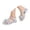 White, variant on Girls Summer Jelly Sandals Soft Sole Closed Toe Casual Slide Sandals Toddlers Soft Child Shoes