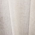 thumbnail image 3 of Bailu Natural Linen Semi Sheer Curtains for Bedroom 63 Inch Length Light Filtering Draperies Bronze Grommet Set of 2 Panels (52''W x 63''L, Natural), 3 of 7