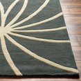 thumbnail image 2 of Hauteloom Lambrook Wool Living Room, Bedroom Area Rug - Contemporary - Ivory, Charcoal - 6' x 9', 2 of 15