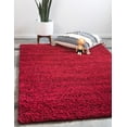 thumbnail image 2 of Unique Loom Solid Print Modern Area Rugs, Red, 2 of 8
