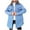 Sky Blue, variant on Lindreshi Winter Jackets Women Clearance Womens Warm Solid Hoodless Jacket Slim Winter Parkas Outwear