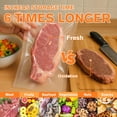 thumbnail image 3 of Ticibro Precut Vacuum Sealer Bags for Food, 100 Gallon 11" x 16", Food Long-Term Storage and Sous Vide Commercial-Grade Bag, BPA Free for Microwave, Boiling,Sous Vide, Refrigerator, 3 of 5