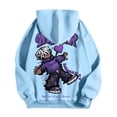 thumbnail image 5 of MHFRRA Sudadera con Capucha Estampada y Elegante para Uso Informal, Cómoda y Versátil para El Día A Día Azul, 5 of 5