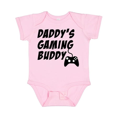 

Inktastic Daddy s Gaming Buddy with Controller Gift Baby Boy or Baby Girl Bodysuit