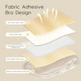 thumbnail image 5 of Niidor Women's Reusable Sticky Push-up Bra Backless Strapless Silicone Bra 2025 Upgraded Magnetic Clasp Bras, 5 of 8