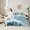 Blue, variant on Manfei Winter Season Bedding Queen Size,Vintage Lighthouse Comforter Sets with Sheets,White Snow Bedding Sets Queen Size,Microfiber Bedroom Decoration,7pcs