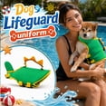 thumbnail image 3 of Dino Dog Life Jacket, Adjustable Dog Life Preserver, Ripstop High Buoyancy Dog Vest with Reflective Stripes & Rescue Handle, 3 of 6