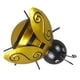 thumbnail image 5 of Escultura de abeja para pared, insectos, bichos, adornos colgantes para interiores y exteriores. Pequeña, 5 of 9