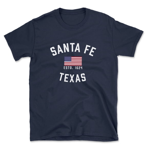 Santa Fe Texas Patriot Men's Cotton T-Shirt