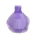 thumbnail image 2 of Girls Dress Flower Girls Sequins Bowknot Dresses Princess Pageant Wedding Birthday Party Formal Gown,3-10T, 2 of 13