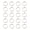 Silver, variant on Ywmsfl 20 Pcs Book Rings 25mm Indexes Cards Rings Bookbinding Rings Easy to Use for Binding Paper Scrapbooks and Albums