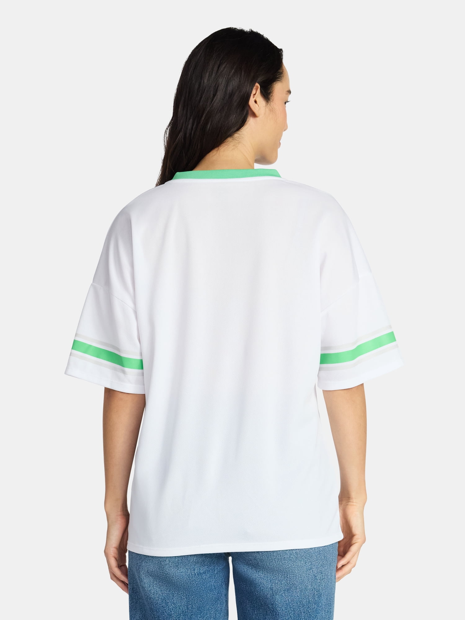Saint Patrick's Day Women's Let's Paddy Jersey with Short Sleeves from Holiday Time, Sizes XXS-XXL