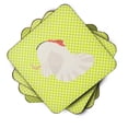 thumbnail image 2 of Carolines Treasures BB7809FC White Holland Turkey Green Foam Coaster, Set of 4, 2 of 3