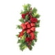 thumbnail image 1 of Corona de lágrima, corona artificial, guirnalda floral artificial, decoración de otoño con lazo, corona para puerta de entrada, para la habitación del Rojo, 1 of 9