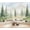 Color 3, variant on Wallpaper Cabin Forest River Autumn Landscape Painting Woodland Vintage Peel and Stick Wall Murals 100"H x 144"W Removable PVC Wall Paper Self-Adhesive Wall Paintings Art for Bedroom Living Room