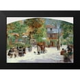 thumbnail image 2 of Abel-Truchet, Louis 14x11 Black Modern Framed Museum Art Print Titled - At the Chalet du Chateau de Madrid-in the Bois de Boulogne, 2 of 5