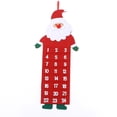 thumbnail image 4 of Christmas Advent Calendar 24 Pockets Santa Elk Snowman Ornament, 4 of 5