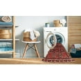 thumbnail image 2 of Ahgly Company Machine Washable Indoor Rectangle Traditional Dark Gold Brown Area Rugs, 8' x 10', 2 of 7