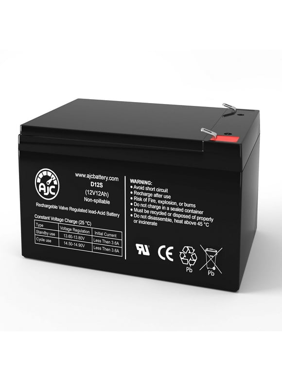 Star II 29 12V 12Ah Electric Scooter Battery - This Is an AJC Brand Replacement