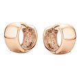 thumbnail image 2 of Bling Jewelry Womens Simple Rose Gold Hoop Huggie Earrings Men Sterling Silver, 2 of 5