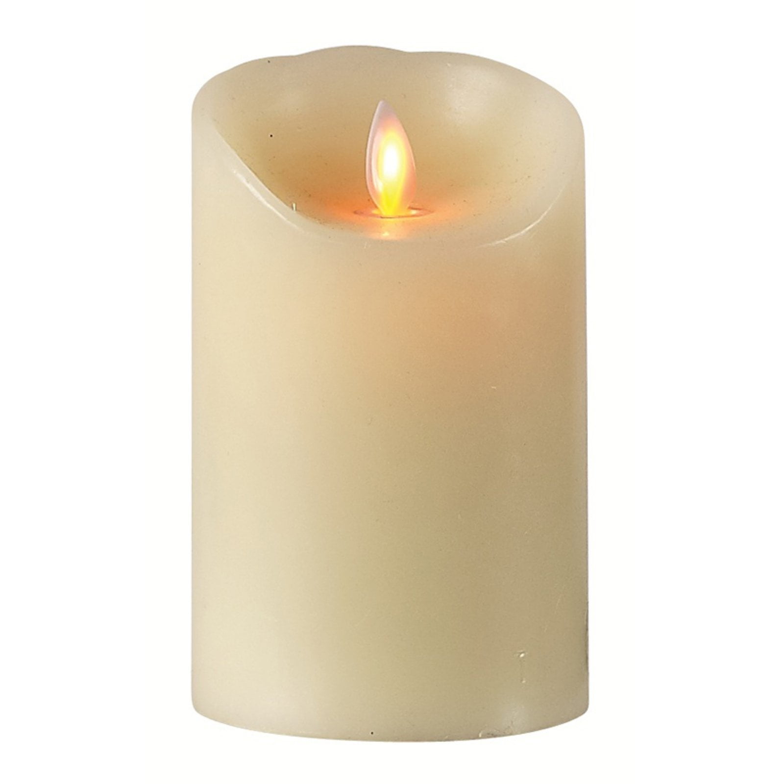 Forever Flame Flameless Ivory Smooth Candle