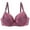 Red, variant on Women's Sexy Lace Shaping Cup Adjustable Shoulder Strap Large Size Underwire Bra Breathable & Stylish